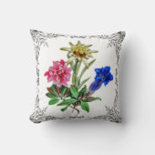 高山の花 クッション (正面)
