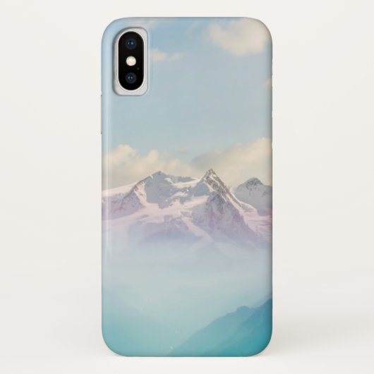 高山の谷の朝の霧 Case-Mate iPhoneケース (裏面)