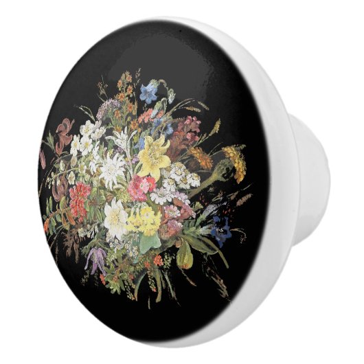 高山の野生の花によってはEdelweissのノブが開花します セラミックノブ (右)