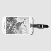 高山の鹿 ラゲッジタグ (正面横)