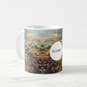 高山植物モノグラムマグ コーヒーマグカップ (正面左)