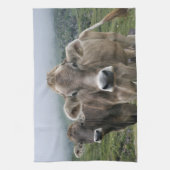 高山牛 キッチンタオル (縦)