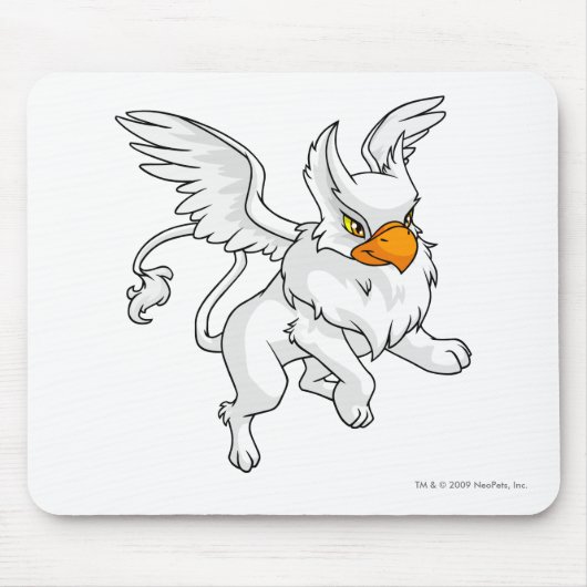 高巣の白 マウスパッド (正面)