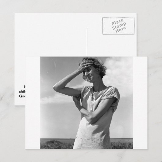 高平原の人 ポストカード (正面/裏面)