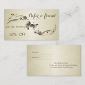 高度なエレガント紹介スタイリッシュカード 紹介カード (正面/裏面)