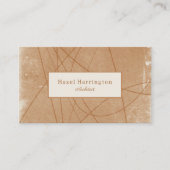 高度なグランジQRコード名刺ユニーク 名刺 (正面)