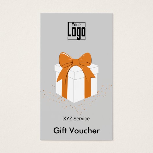 高度なサービス事業ギフト券カード (正面)