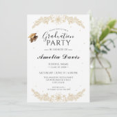 高度なスクリプトの卒業お祝い招待状 招待状 (スタンド正面)