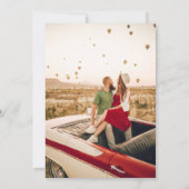 高度なスクリプト名(赤とピンク結婚) 招待状 (裏面)