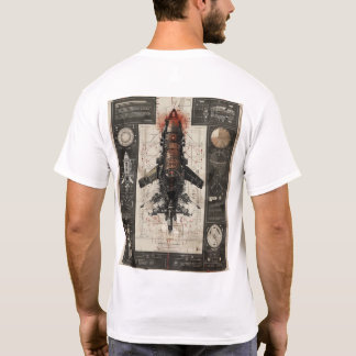 高度なハイパーリアルインフォグラフィック回路図T- Tシャツ