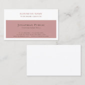 高度なプロフェッショナルモダン 名刺 (正面/裏面)