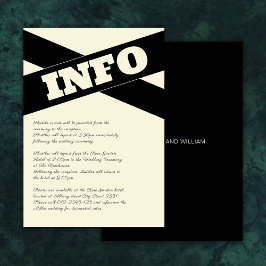 高度なベージュ色ブラックスクモダンリプト エンクロージャーカード