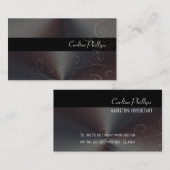 高度なマーケティングコンサルタント用名刺 名刺 (正面/裏面)