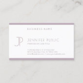 高度なモダンデザインミニマルトレンディー 名刺 (正面)