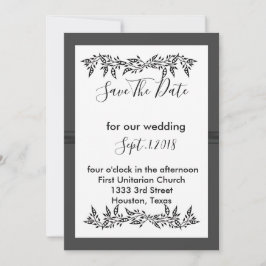 高度なモダン保存日付 招待状