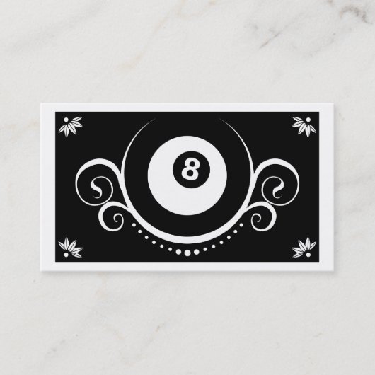高度な8ボール戦略 名刺 (正面)