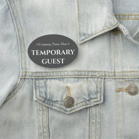 高度な「一時ゲスト」名タグ 名札 (インサイチュ)