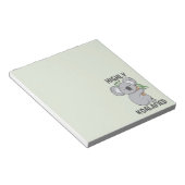 高度にコアレートされたコアラ ノートパッド (アングル)