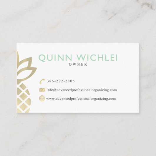 高度の専門の組織のカスタム 名刺 (裏面)