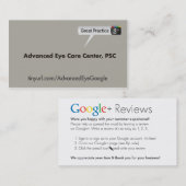 高度の目の養護施設 名刺 (正面/裏面)