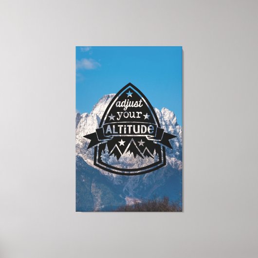 高度の調整 キャンバスプリント (正面)