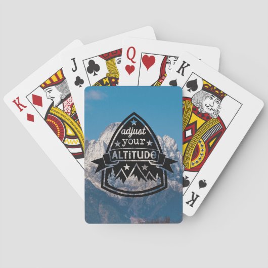 高度の調整 トランプ (裏面)