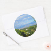 高度を変更するPunスタンプ ラウンドシール (封筒)