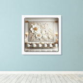 高度化作モダン品 キャンバスプリント (インサイチュ (ウッドフロア))