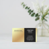 高度白黒デザインモダン会社 名刺 (スタンド正面)