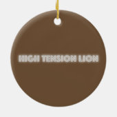 高張力ライオン セラミックオーナメント (裏面)