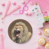 高張力ライオン ペーパープレート (パーティー)