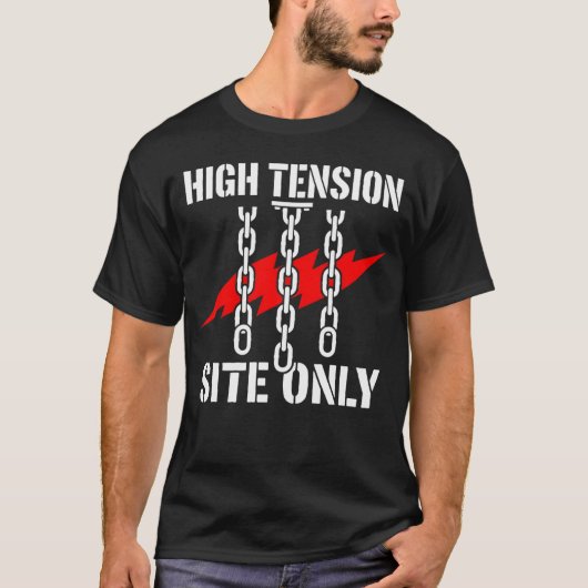 高張力現場専用の建設ギフト Tシャツ (正面)