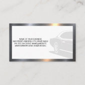 高性能の自動車部品ロゴビジネスカード 名刺 (裏面)