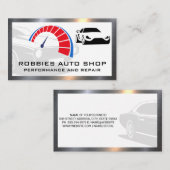 高性能の自動車部品ロゴビジネスカード 名刺 (正面/裏面)