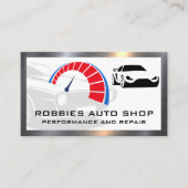 高性能の自動車部品ロゴビジネスカード 名刺 (正面)