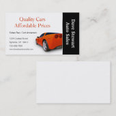 高性能サービ車のスショップ 名刺 (正面/裏面)