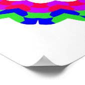 高性能スピリチュアル引用文万華鏡のように千変万化するパターンデザイン ポスター (角)