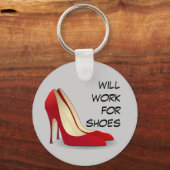 高意欲を起こ度：靴のために働く（多分） キーホルダー (正面)