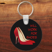 高意欲を起こ度：靴のために働く（多分） キーホルダー (正面)