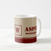 高感動的く望インスパイアやる気を起こさせるむ コーヒーマグカップ (正面右)