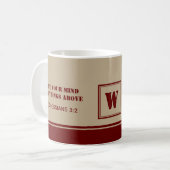 高感動的く望インスパイアやる気を起こさせるむ コーヒーマグカップ (正面左)