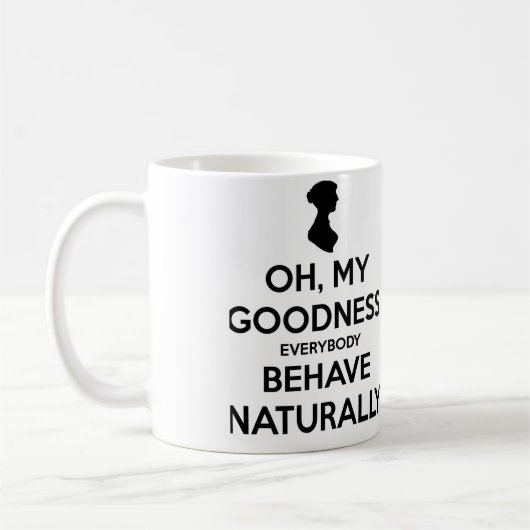 高慢と偏見のマグ コーヒーマグカップ (左)