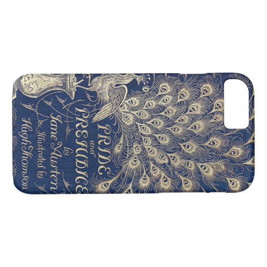 高慢と偏見の孔雀の版表紙 Case-Mate iPhoneケース (裏面(横))