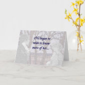 高慢と偏見の引用文 カード (黄色い花)