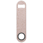 高慢と偏見の引用文 スピード栓抜き (正面)