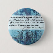 高慢と偏見の引用文 缶バッジ (正面)