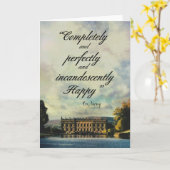 高慢と偏見の挨拶状 カード (黄色い花)