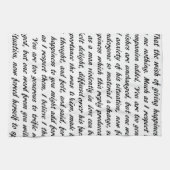 高慢と偏見の文字 キッチンタオル (横)