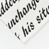 高慢と偏見の文字 フリースブランケット (角)