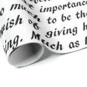 高慢と偏見の文字 ラッピングペーパー (ロールコーナー)